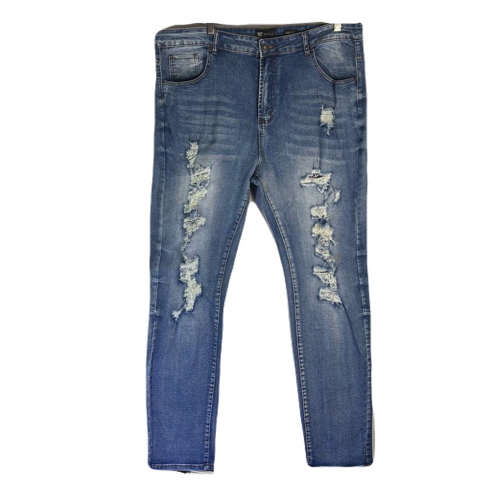 WAIMEA “Skinny Fit” Distressed Look Jeans Men’s Size 40x32